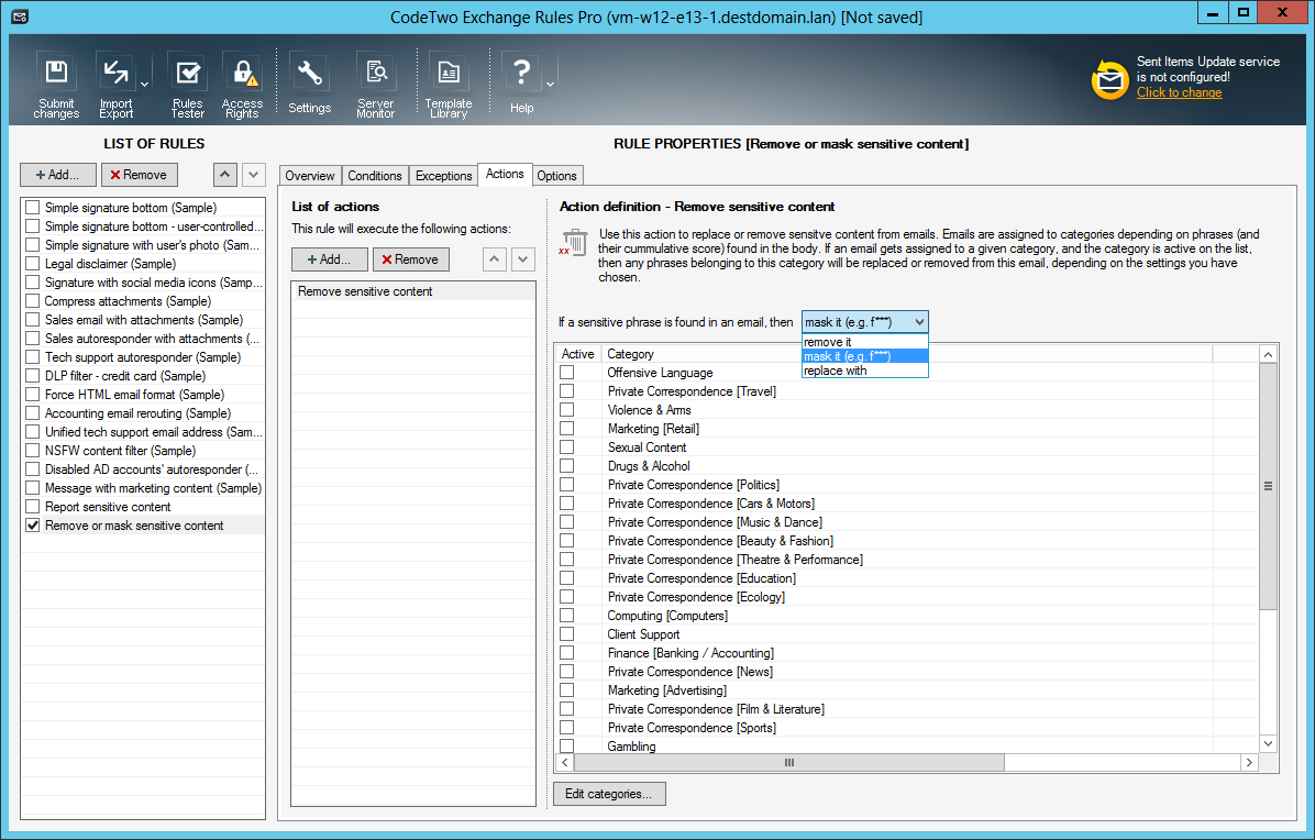 Exchange 2010 signature disclaimer management - CodeTwo