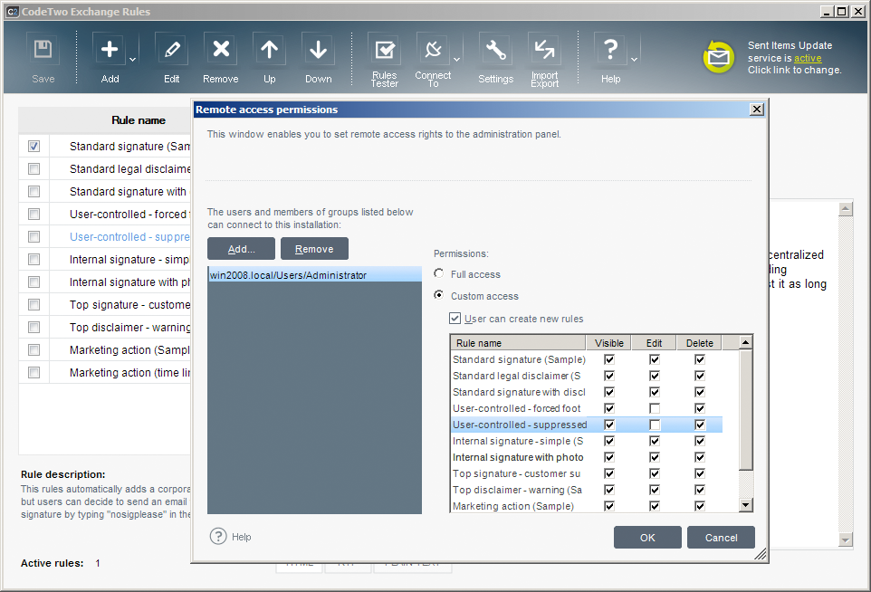 Signatur-Verwaltungs-Software fr Exchange 2010