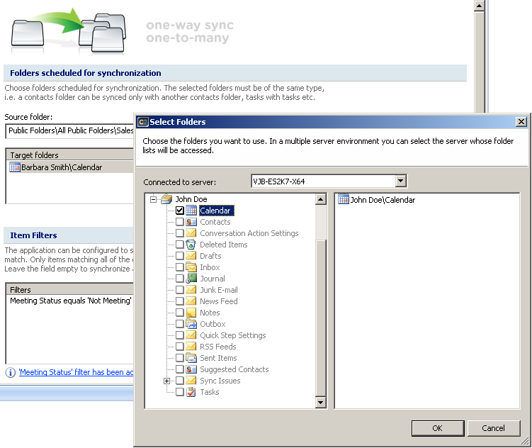 Gruppenkalender in Exchange  Synchronisation mit User-Kalendern
