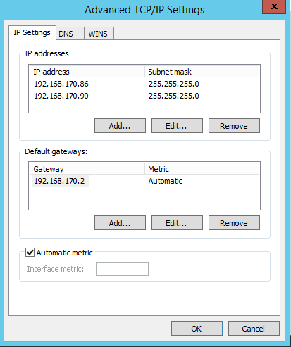 TCP-IP-settings