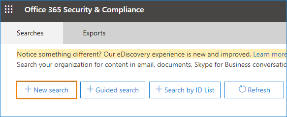 New Search