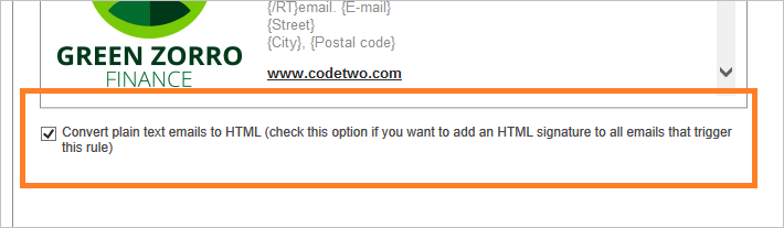HTML-Format erzwingen