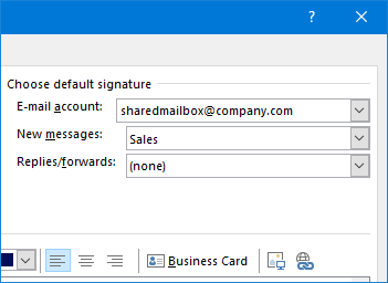 Office 365 Versch Signaturen Fur Benutzer Und Freigegebenes Postfach