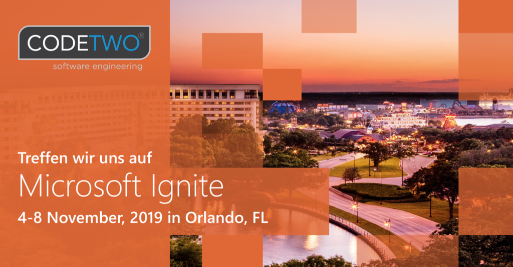 CodeTwo auf Microsoft Ignite 2019