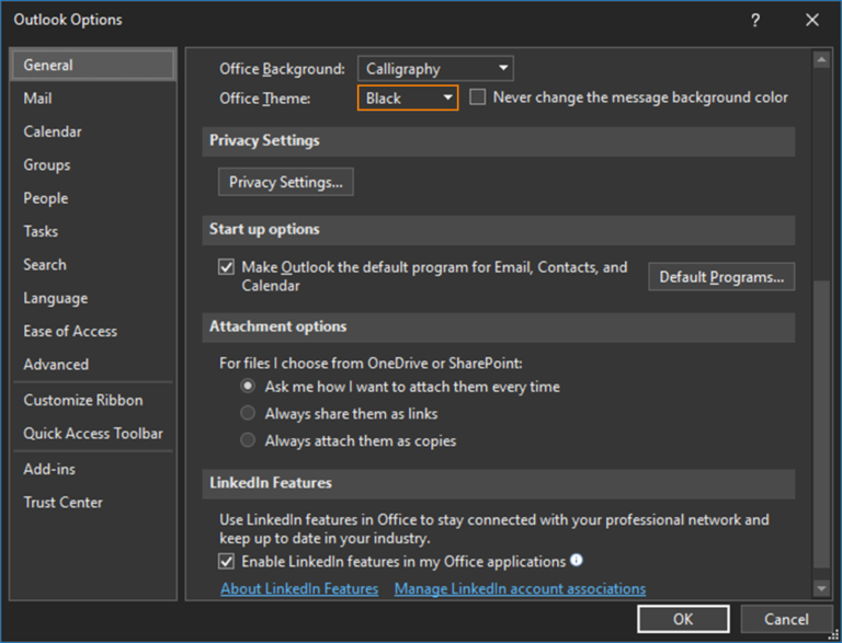 So Schalten Sie Den Dunkelmodus In Microsoft Outlook Ein Oder Aus Hot Sex Picture