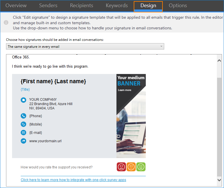 E-Mail-Signaturdesign
