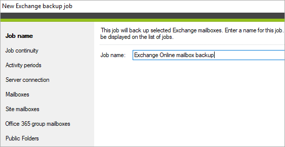 Name des Backubjobs