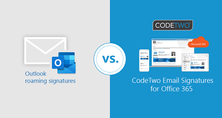 Outlook Roaming Signatures vs. E-Mail-Signaturen von CodeTwo