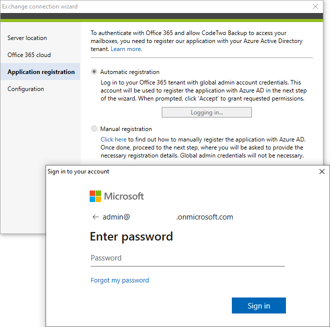 CodeTwo Backup unterstützt OAuth 2.0