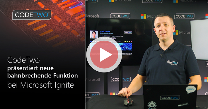 Microsoft Ignite 2020: Neue Funktion von CodeTwo