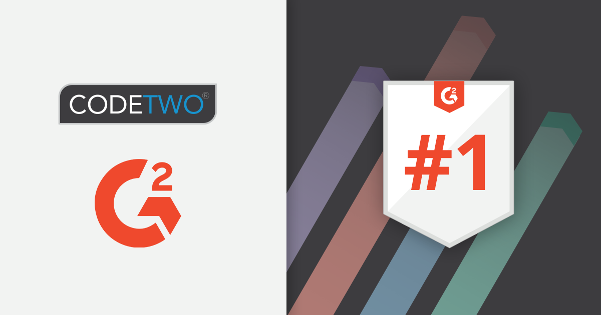 CodeTwo anerkannt als Leader bei G2