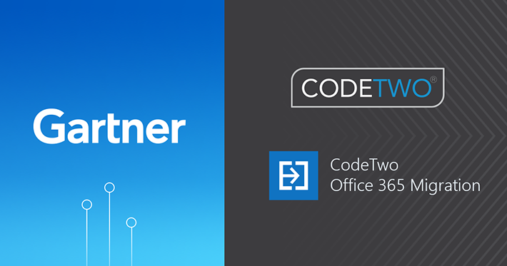 Gartner erwähnt CodeTwo im 2021 Market Guide for Cloud Office Migration Tools