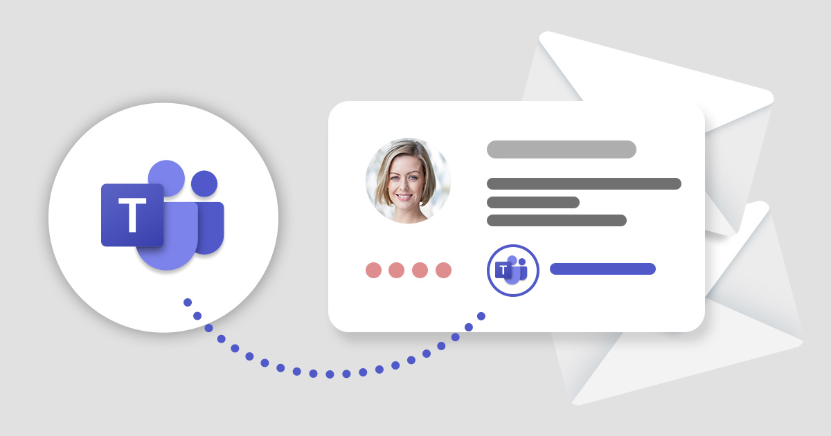 how to add chat with me on teams link to email signature