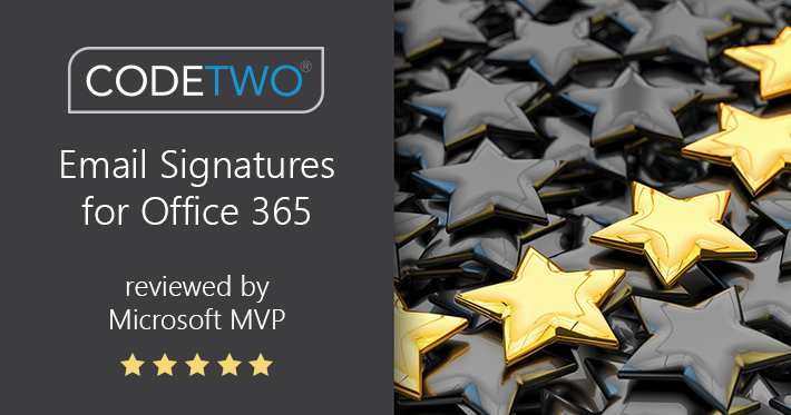 CodeTwo Email Signatures for Office 365 von Microsoft MVP als bestes Signaturtool bewertet