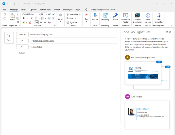 Web-Add-In - Signaturvorschaufunktion
