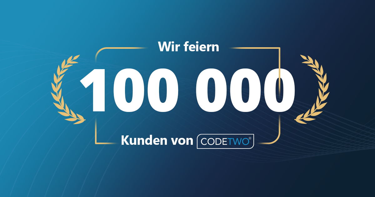 Über 100 000 Organisationen nutzen die Software von CodeTwo