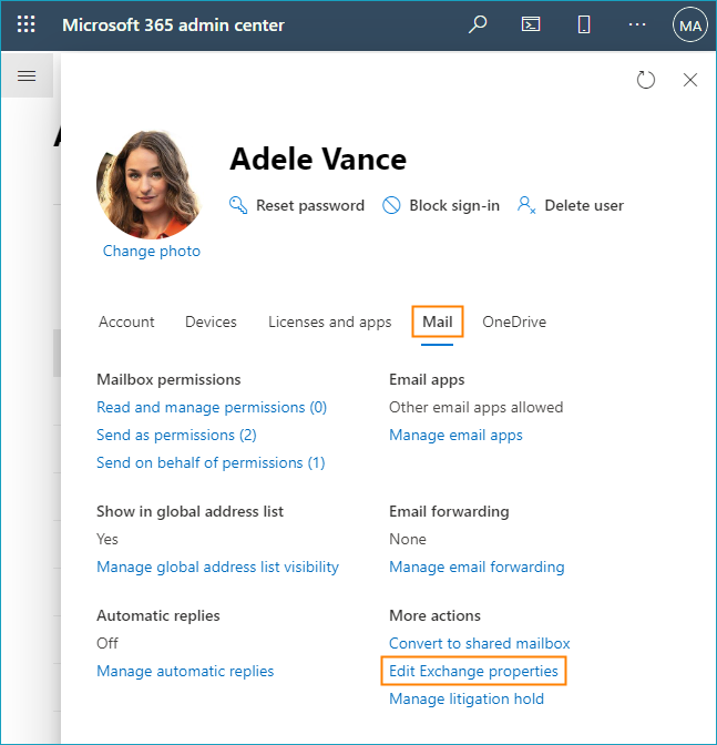 Einrichtung benutzerdefinierter Attribute in Office 365 03
