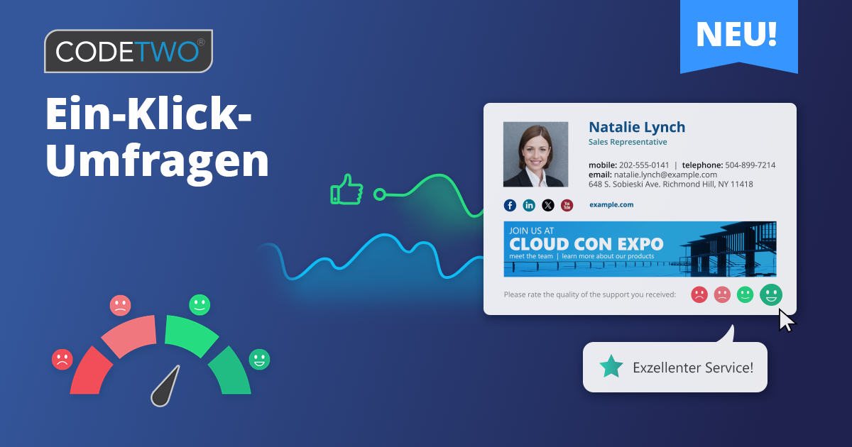 Ein-Klick-Umfragen – holen Sie effektiv Kundenfeedback ein