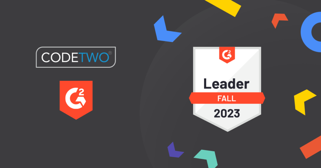 CodeTwo ist Signature Software Leader bei G2 im Herbst 2023