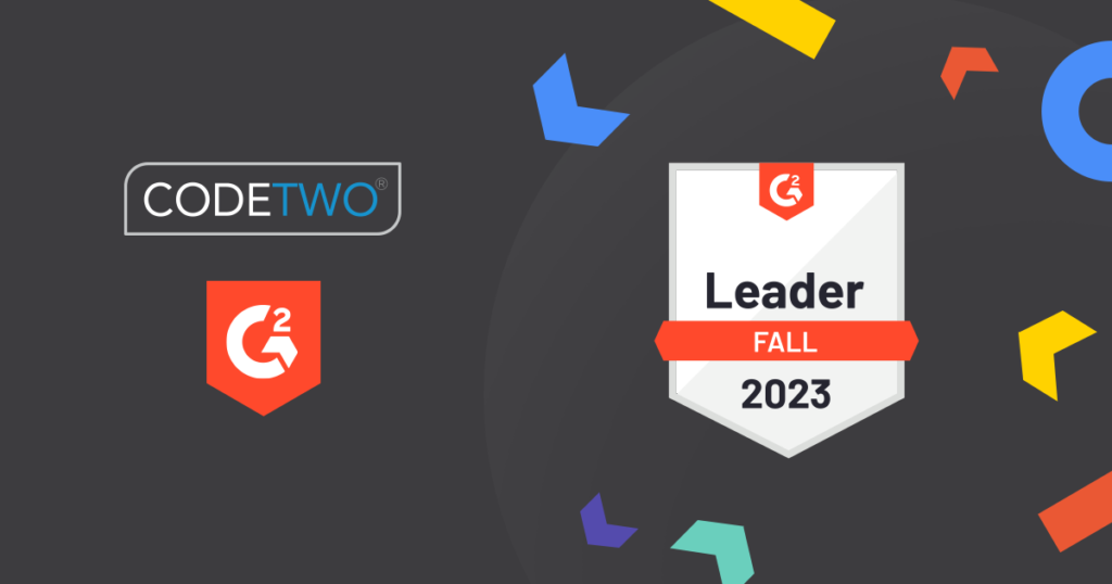 CodeTwo ausgezeichnet als Signature Software Leader in G2-Herbstberichten 2023