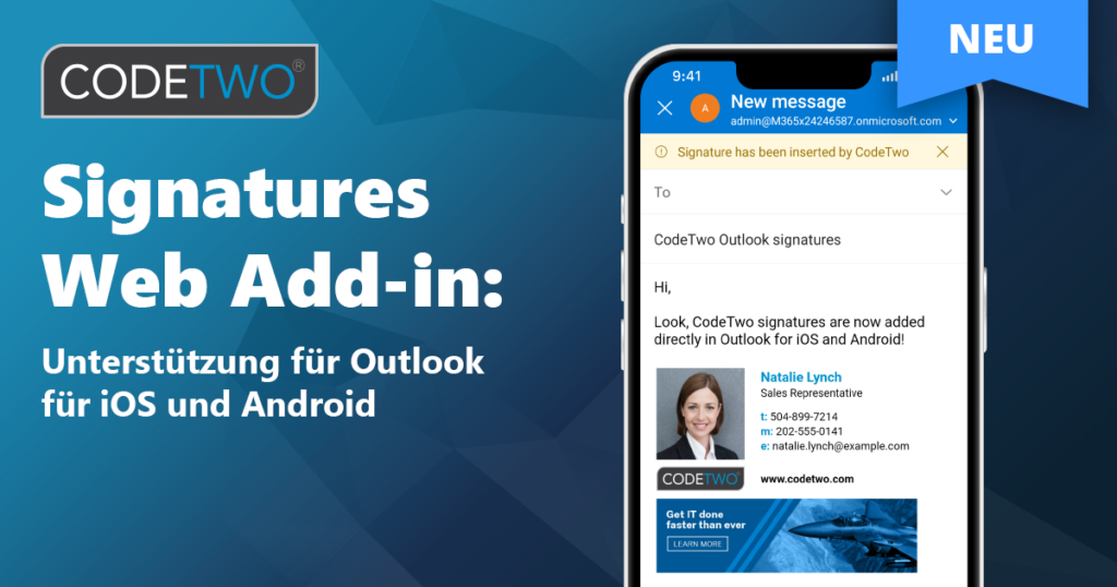 Add-In für Outlook Mobile