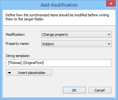 Add modifications