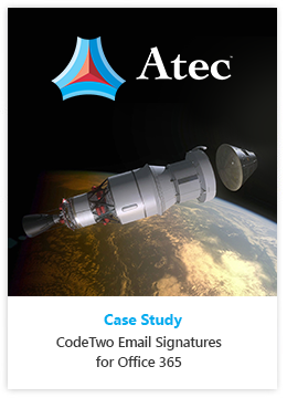 Fallstudie von Atec - CodeTwo Email Signatures for Office 365 und CodeTwo Backup