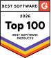Top 100 Best Software Products Award im Jahr 2026 (G2)