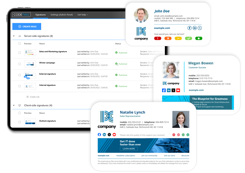 Volle Kontrolle von Office 365-E-Mail-Signaturen