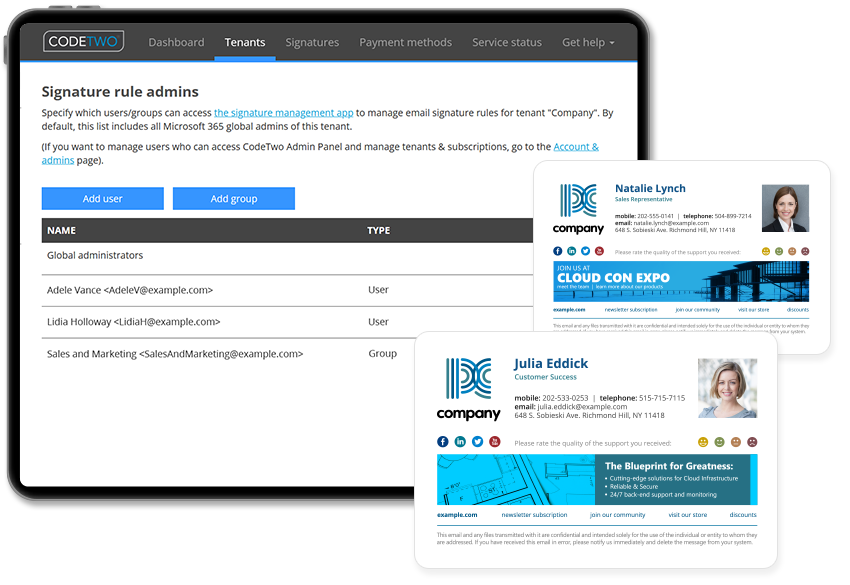 Esig O365 Zugriffsrechte-Funktion