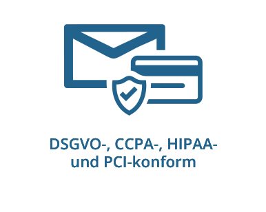 DSGVO-, CCPA- und PCI-konform