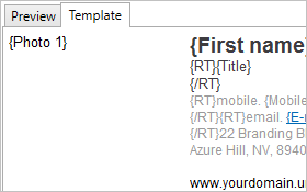 Users' AD attributes will be automatically inserted to email signatures