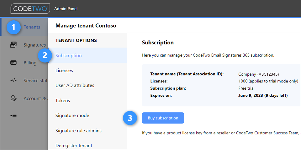 So kaufen Sie CodeTwo Email Signatures 365