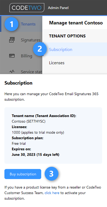 So kaufen Sie CodeTwo Email Signatures 365