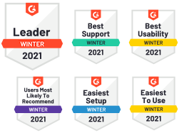 G2.com 2021 Leader bei E-Mail-Signatursoftware und Gewinner im Bereich Cloud-Migrationssoftware