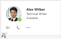 Microsoft 365-Benutzerfotos angezeigt auf allen Registerkarten von Microsoft Teams.