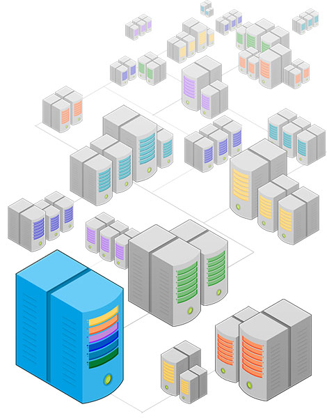 CodeTwo Exchange Rules Pro - Skalierbarkeit und Unterstützung für Multi-Tenant- und Multi-Server-Umgebungen