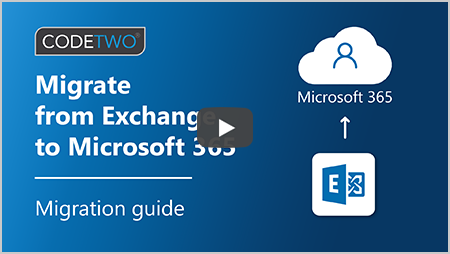 Migration von Exchange zu Microsoft 365 (Office 365) mit CodeTwo: eine vollständige Migrationsanleitung
