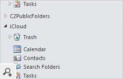 Private Ordner und iCloud-Ordner in Microsoft Outlook