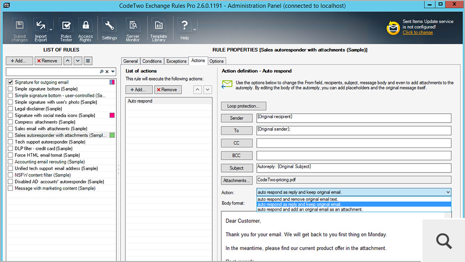 Tester Für E-Mail-Regeln In Codetwo Exchange Rules – PUZNM