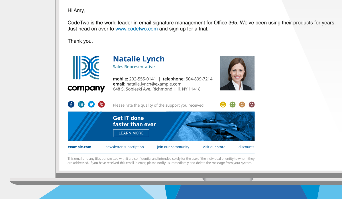Codetwo Email Signatures For Office 365 Screenshots