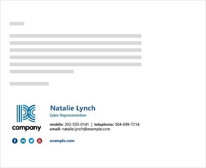 E-Mail-Signaturen mit Seitenbannern