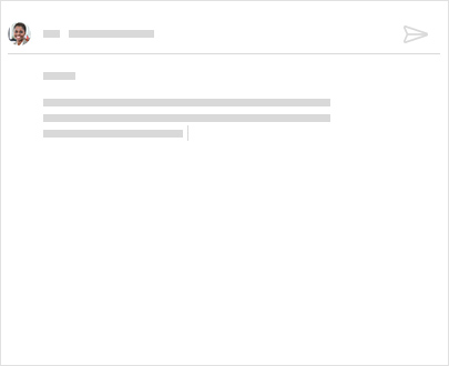 Die Signatur wird beim Erstellen einer E-Mail-Nachricht angezeigt