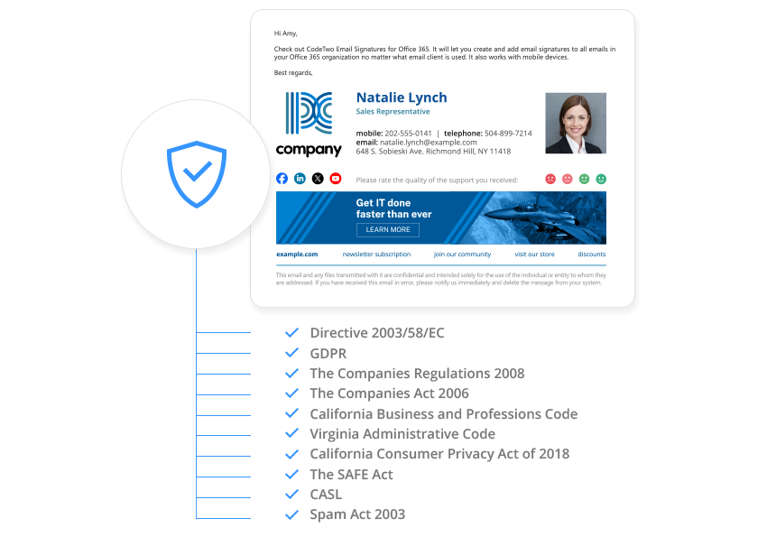 Konform bleiben mit ESIG for Office 365
