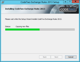 Exchange rules 5 minutes installation