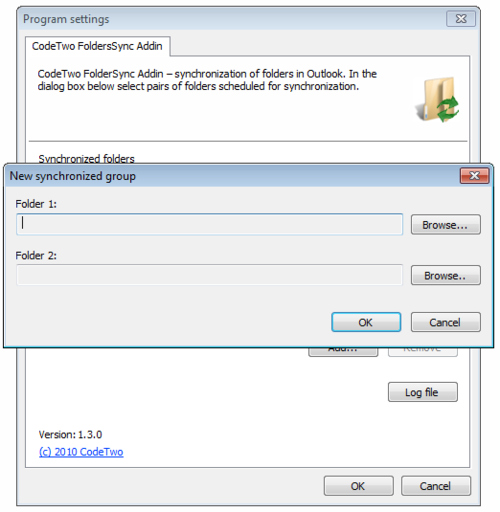 CodeTwo FolderSync Addin