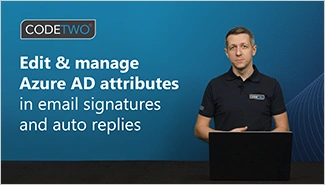 Verwaltung und Bearbeitung von Benutzerinformationen (Azure AD-Attributen) in E-Mail-Signaturen