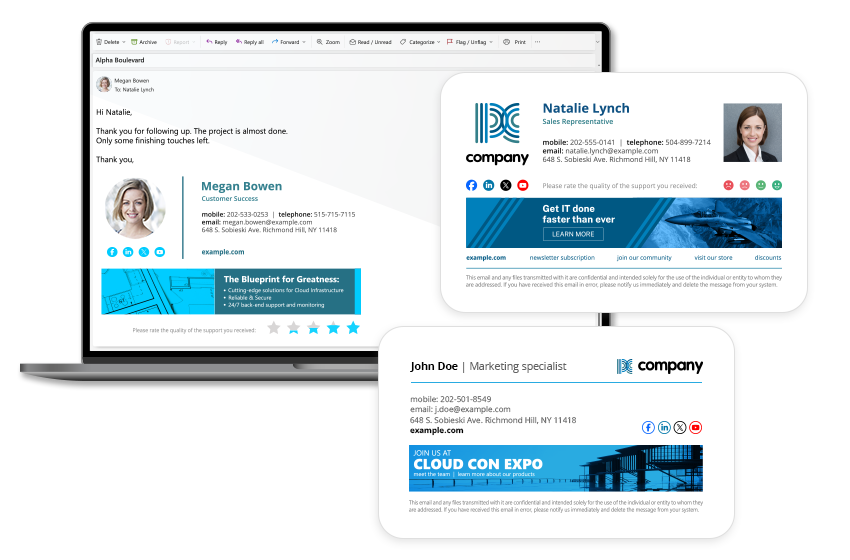 Marketing-Banner in E-Mail-Signaturen