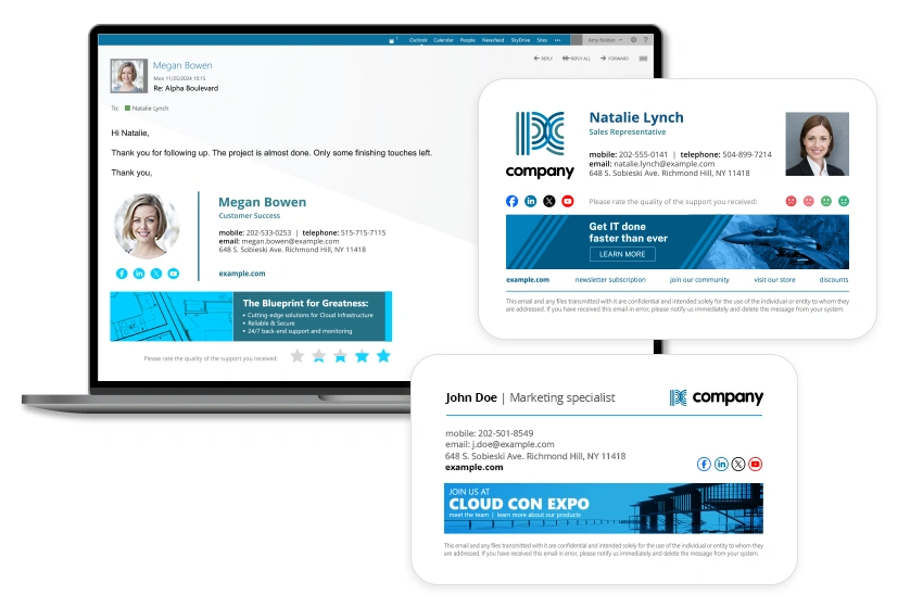 Marketing-Banner in E-Mail-Signaturen
