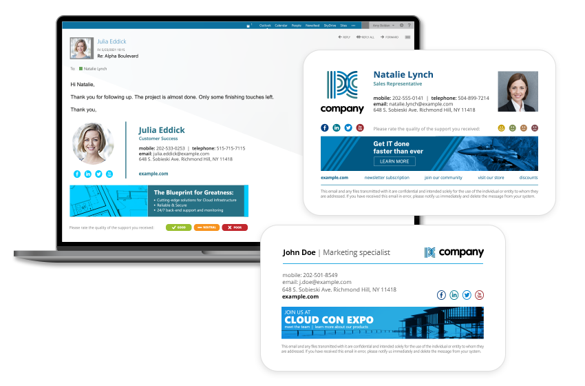 Marketing-Banner in E-Mail-Signaturen